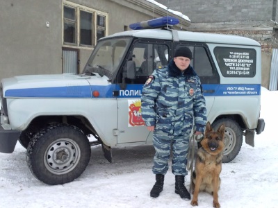 В Катав-Ивановске собака Шейла поймала вора