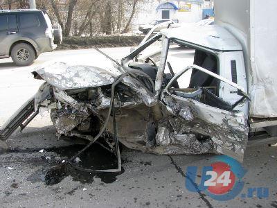 В Миассе на Тургоякском шоссе столкнулись три автомобиля