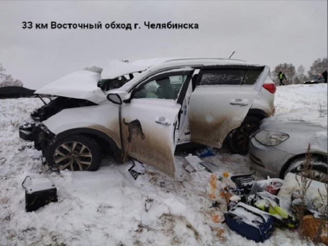 На Южном Урале в массовом ДТП один человек погиб и трое пострадали 