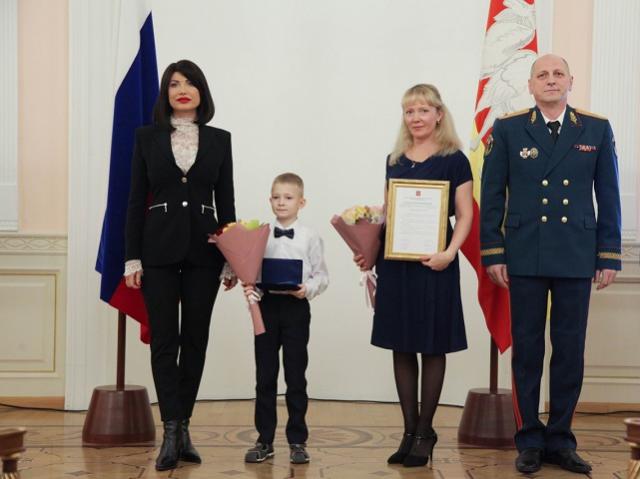В Челябинской области наградили юных героев