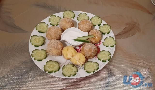 Блюдо дня: картофельные шарики с сыром