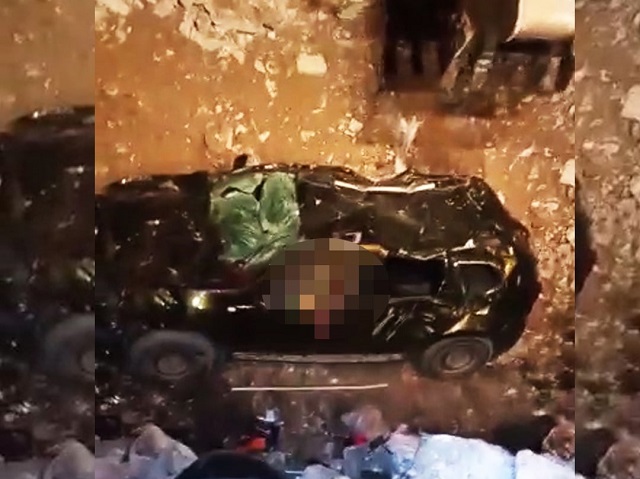 В Челябинской области машина сорвалась в карьер с шестиметровой высоты 
