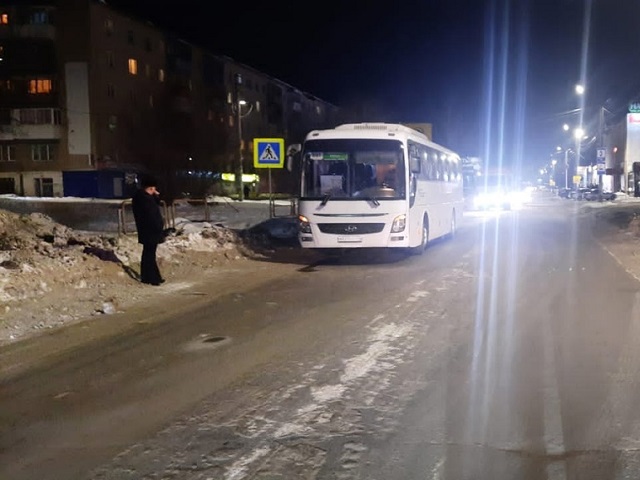 В Миассе автобус сбил женщину 