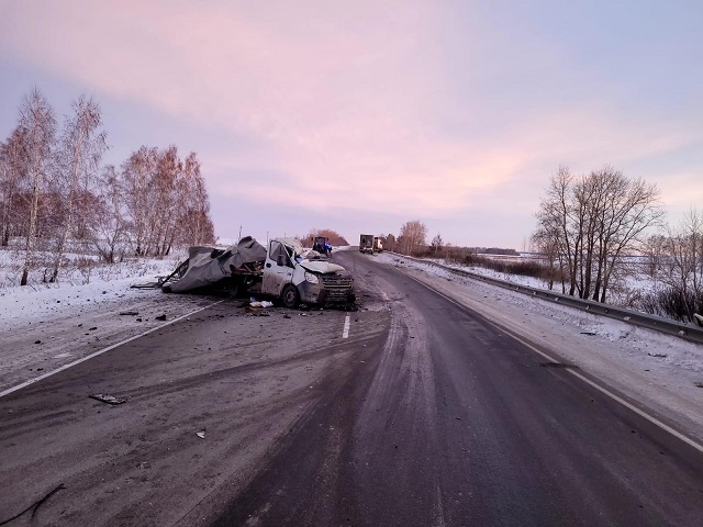 В Челябинской области молодой водитель ГАЗели погиб в лобовом ДТП