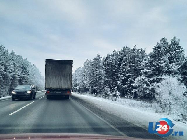 На трассе М5 вновь ввели ограничения движения из-за непогоды