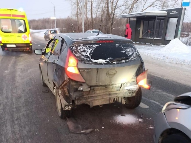 В Челябинске в ДТП пострадал 23-летний пассажир 