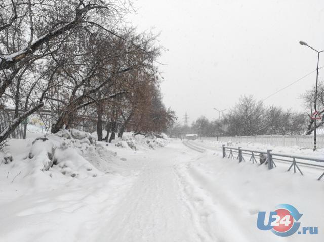 Небольшой снег и метели ожидают южноуральцев 17 января