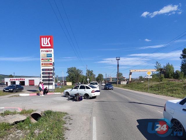 В Аше мотоциклистка пострадала в ДТП с легковушкой 