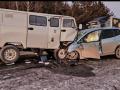 В Челябинской области в лобовом ДТП погиб водитель иномарки