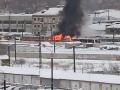 В Челябинской области в трамвайном депо произошёл пожар 