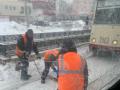 Челябинские трамваи оказались в снежном плену