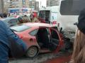 На Южном Урале легковушка на скорости влетела в колонну из автомобилей