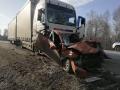 В Челябинской области произошло массовое ДТП с грузовиками и легковушкой