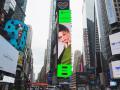 Уральская певица украсила рекламу на Таймс-сквер в Нью-Йорке
