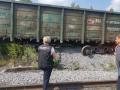 В Челябинской области вагон грузового поезда сошел с рельсов