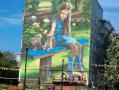Челябинский граффити-художник отправился в глубинку, чтобы расписать фасады домов в подарок жителям