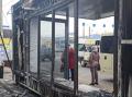 В Челябинске сгорел остановочный комплекс
