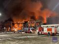 В Москве вспыхнул крупный пожар в ТЦ «МЕГА Химки»