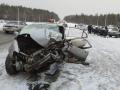 В Челябинской области автомобилистка погибла в лобовом ДТП