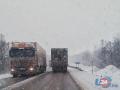 В Челябинской области из-за снегопада ограничили движение на трассе М5