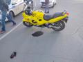 На Южном Урале иномарка влетела в мотоцикл