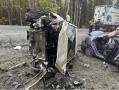 В Челябинской области на трассе М5 легковушка при неудачном обгоне врезалась во внедорожник