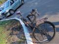 Южноуралец на велосипеде угодил по колеса иномарки