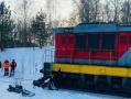 В Челябинской области поезд врезался в снегоход 