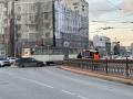 В центре Челябинска образовалась огромная пробка из-за столкновения двух трамваев