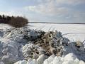 Росприроднадзор выявил незаконную снегосвалку на берегу Шершневского водохранилища 