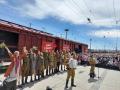 «Поезд Победы» торжественно встретили в Карталах