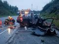 Смертельное ДТП: на трассе М-5 в Челябинской области водитель Toyota Land Cruiser врезался в Lada Kalina 