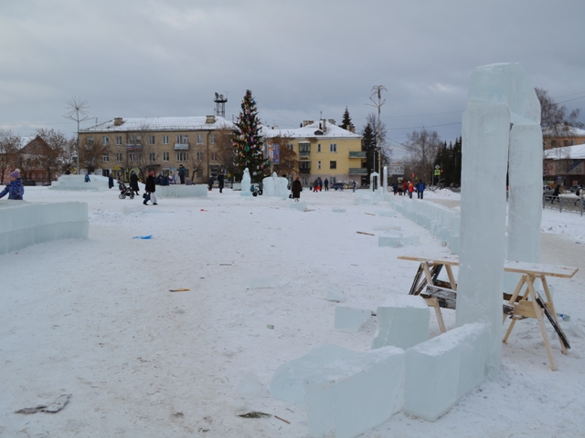 Город Чебаркуль площадь Ленина