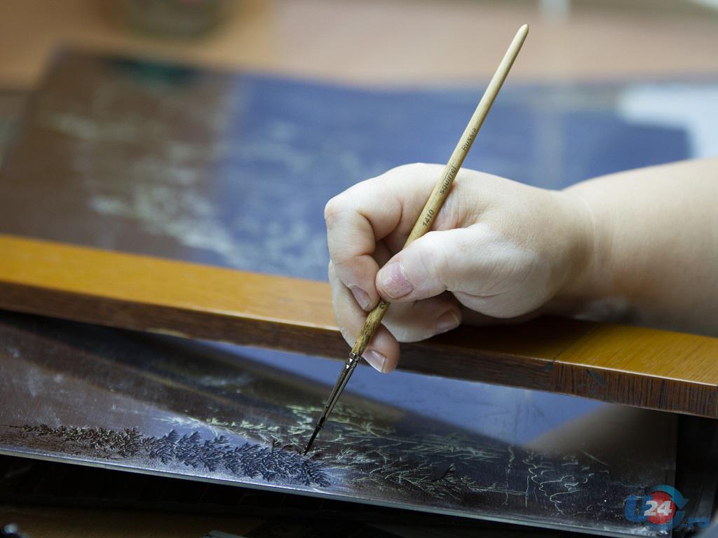 Техника печатания гравюры на металле водяными красками